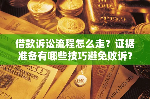 济南借款诉讼流程怎么走？证据准备有哪些技巧避免败诉？