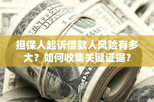 济南担保人起诉借款人风险有多大？如何收集关键证据？